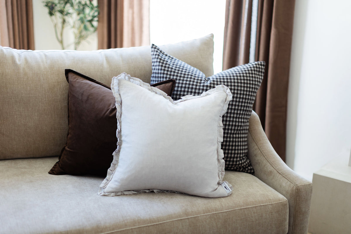 Ascot - Brown/Grey - 22x22
