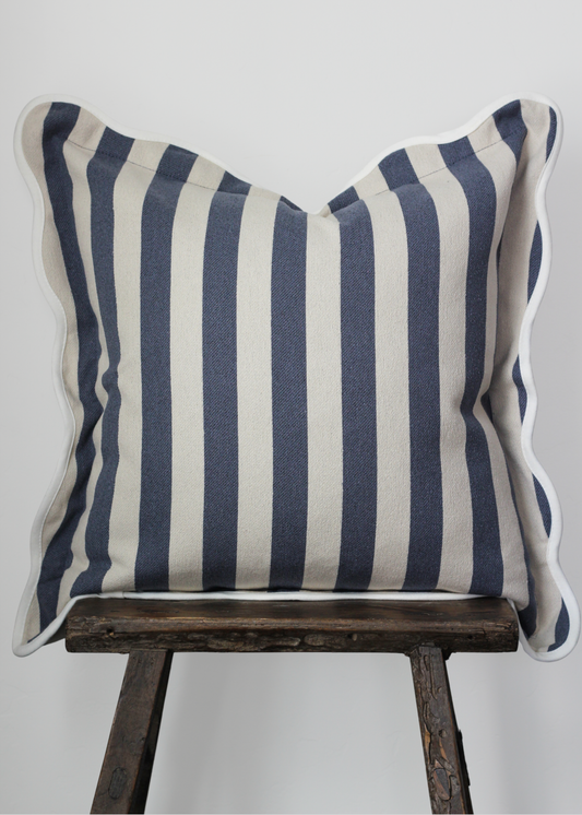 Annecy - Blue Stripe - 18x18