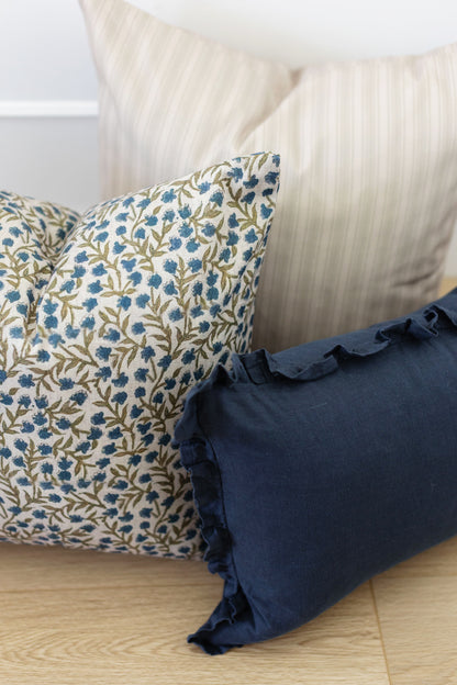 Lichfield - Navy Lumbar - 14x20