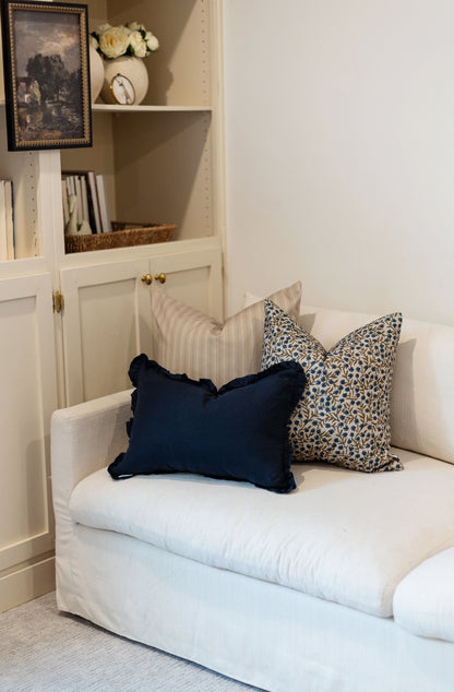 Lichfield - Navy Lumbar - 14x20