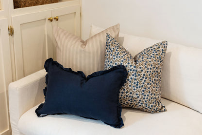 Lichfield - Navy Lumbar - 14x20