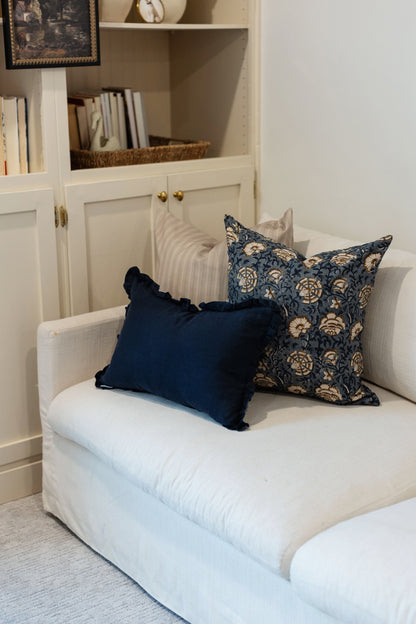 Lichfield - Navy Lumbar - 14x20