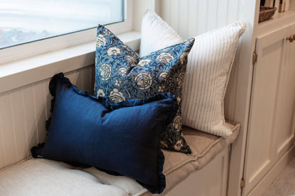 Lichfield - Navy Lumbar - 14x20