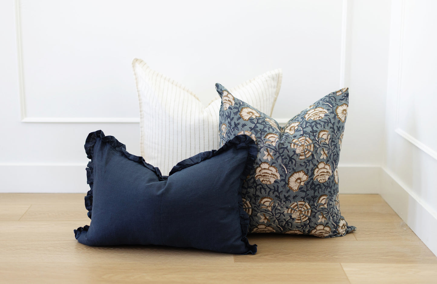 Lichfield - Navy Lumbar - 14x20
