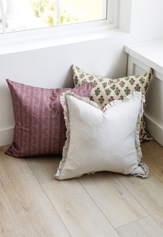 Marsala - Set of 3 Pillow Covers