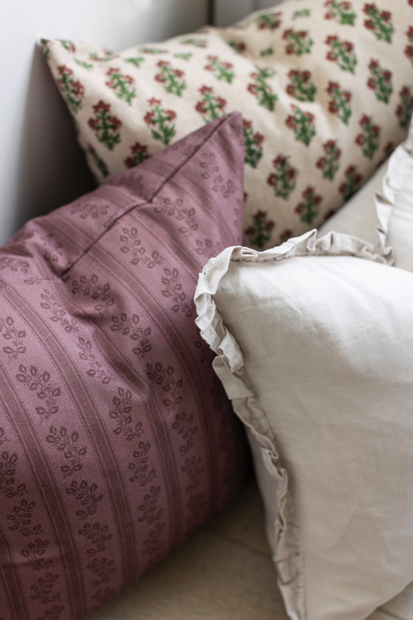 Marsala - Set of 3 Pillow Covers