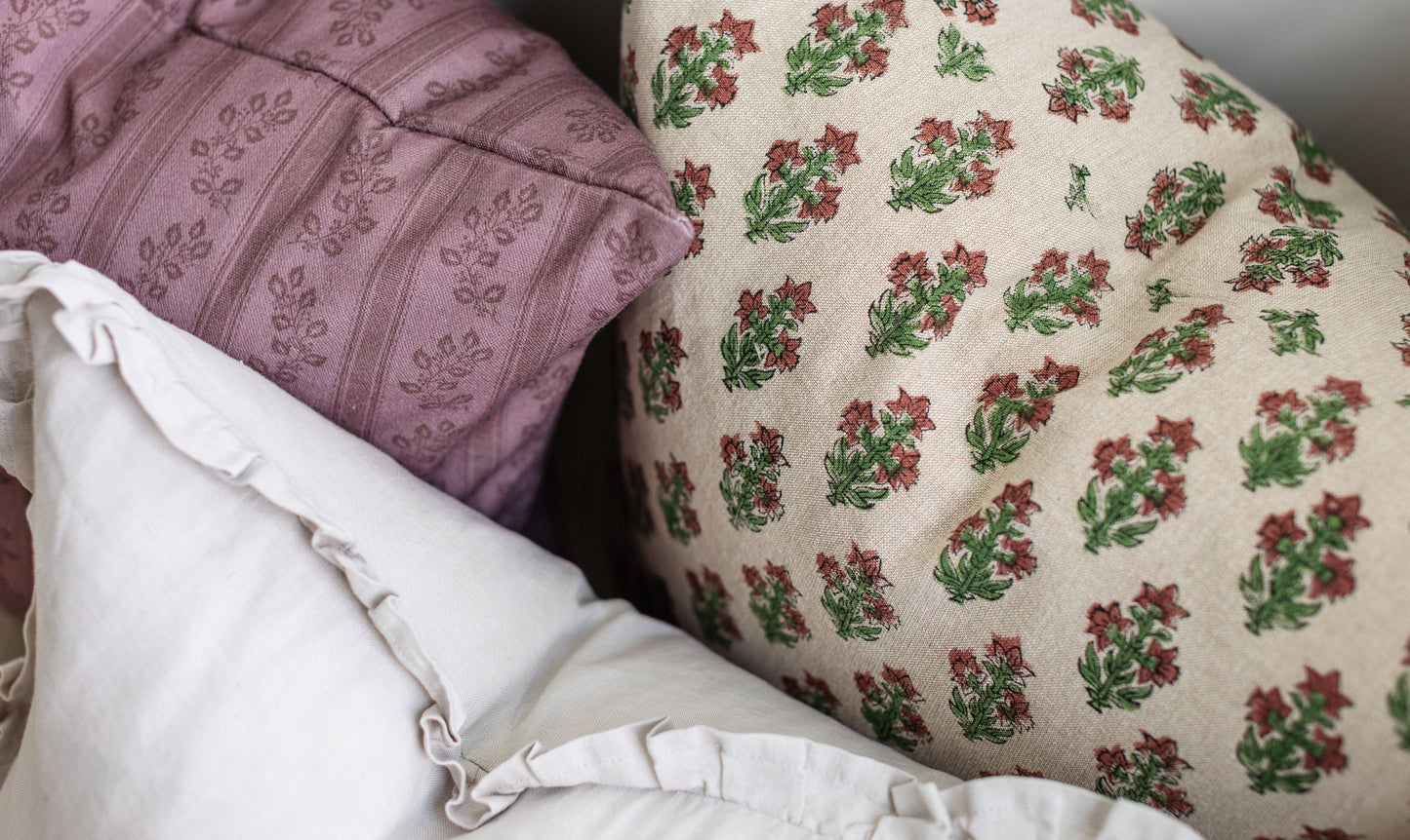 Marsala - Set of 3 Pillow Covers