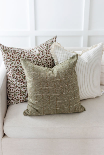 Genoa (Green) - Set of 3 Pillow Covers