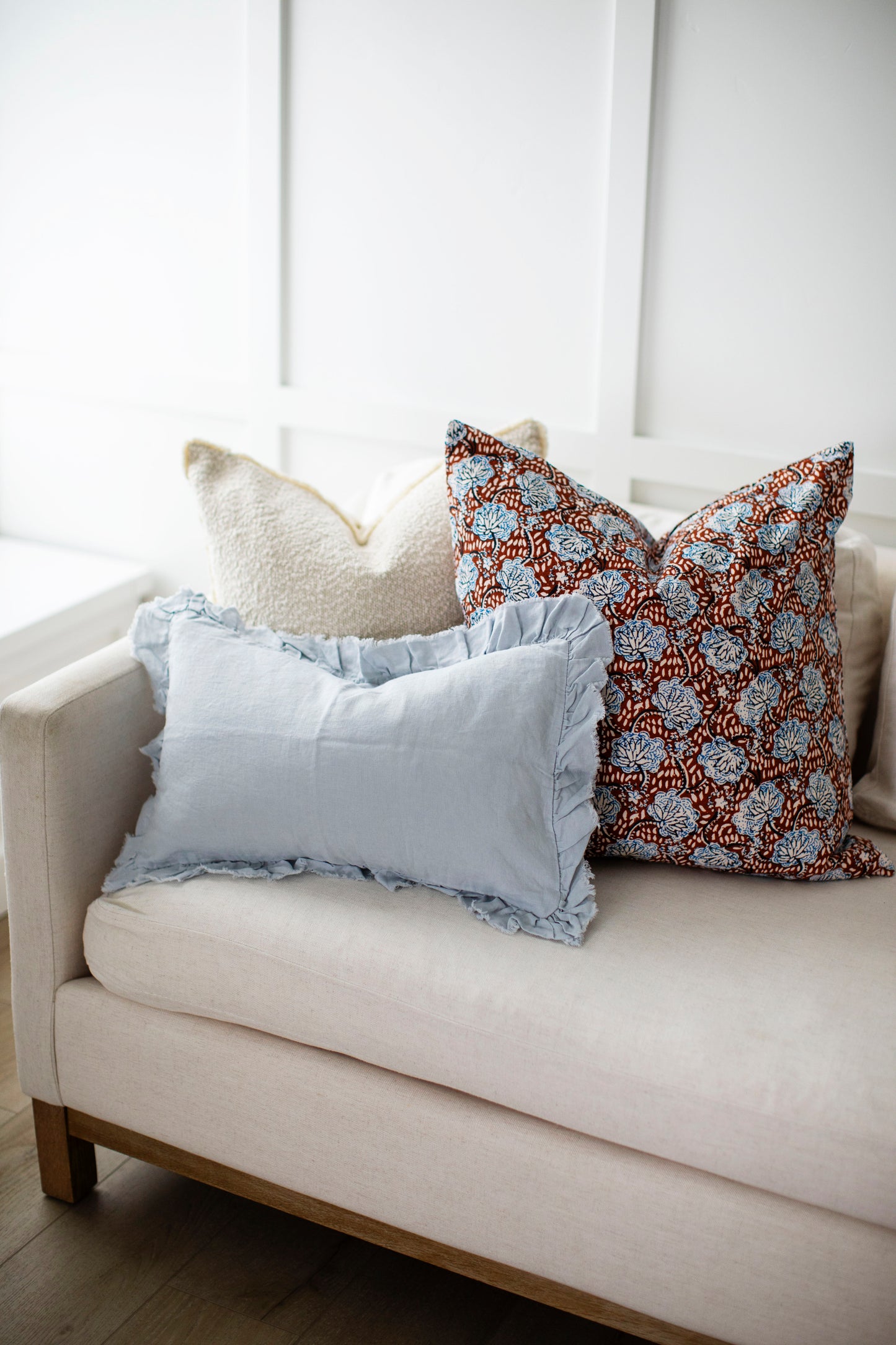 Lichfield - Light Blue Lumbar - 12x20