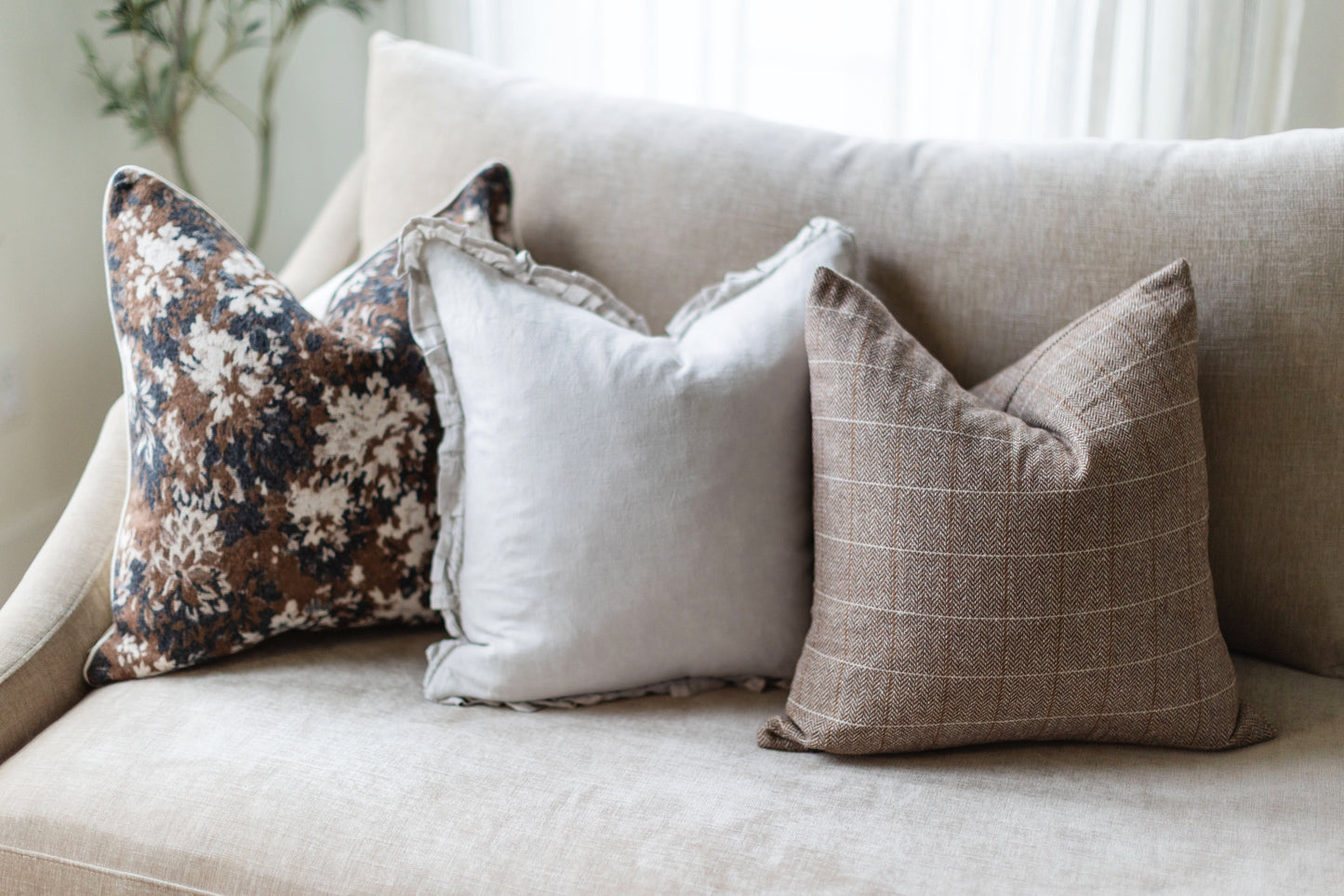 Blackwood - Set of 3 Pillow Covers