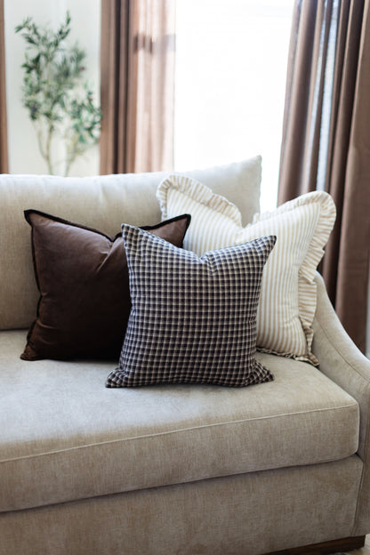 Ascot - Brown - 18x18, 22x22