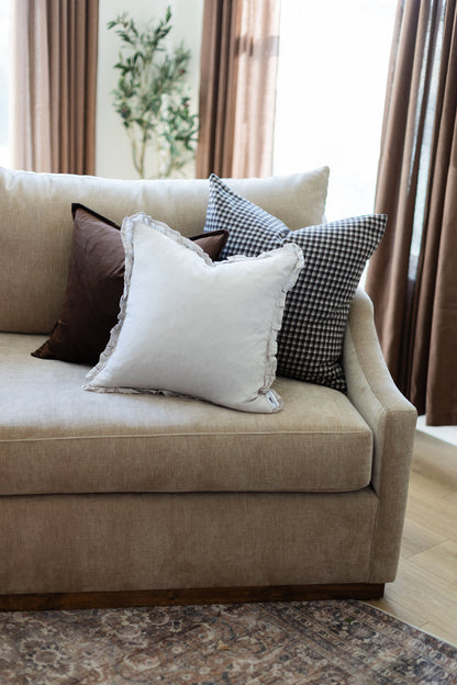 Ascot - Brown/Grey - 22x22